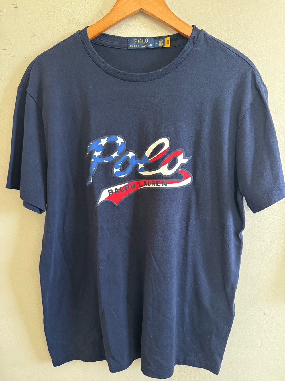 Polo by Ralph Lauren Men's Navy Logo Graphic T-Shirt
